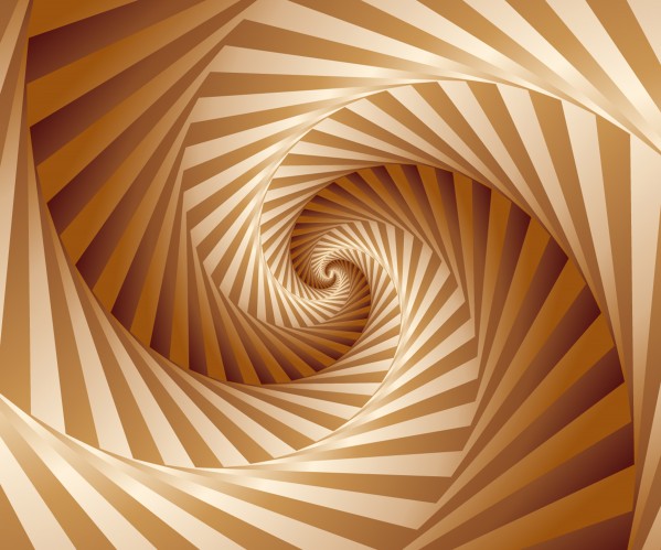 3D EFFECT Spiral Pattern Digital Download